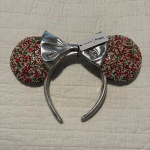 BaubleBar Silver Cherry Confetti Minnie Ears